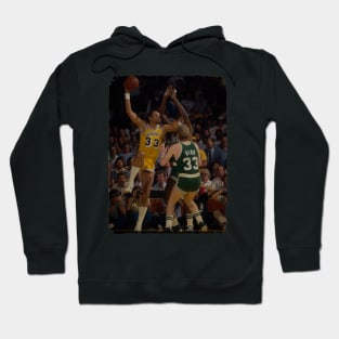 Kareem Abdul Jabbar vs Larry Bird NBA Finals 1985 Hoodie